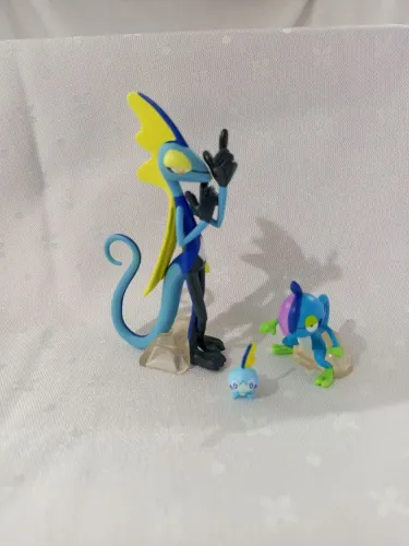 Pokémon Inteleon, drizzile e sobble scale world figure 