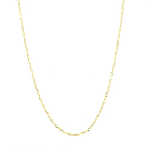 Corrente Italiana Ouro 18k feminina 45cm Firme Resistente