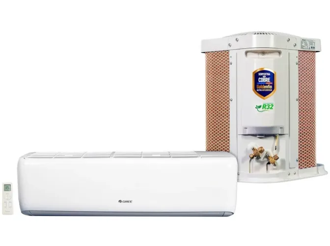 Ar Condicionado Split Hi Wall - Inverter-Gree - 12.000 BTUs - Quente-Frio - 220V