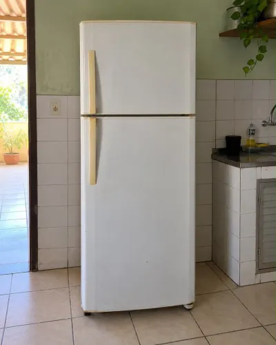 DOAÇÃO DE GELADEIRA USADA