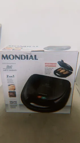Sanduicheira MUNDIAL nunca usada pra vender logo