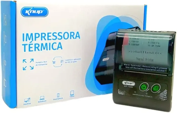 Mini impressora térmica portátil 58mm sem fio USB BT para ifood restaurante lojas pedidos