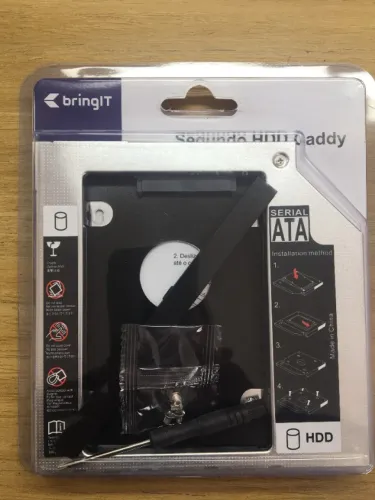 Adaptador Caddy p/HD ou SSD 9,5mm (Entrega Gratis)