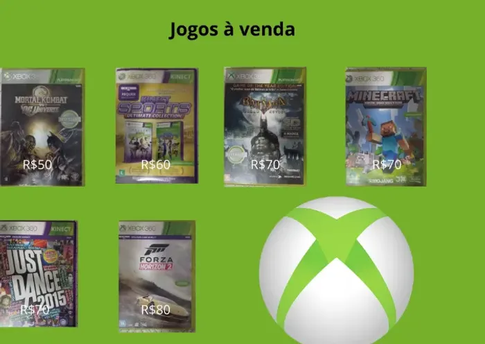 Coleção de Jogos Xbox 360 Originais - Vários Títulos