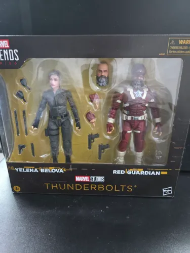 Marvel Legends Series, figuras de ação de Yelena Belova e Red Guardian
