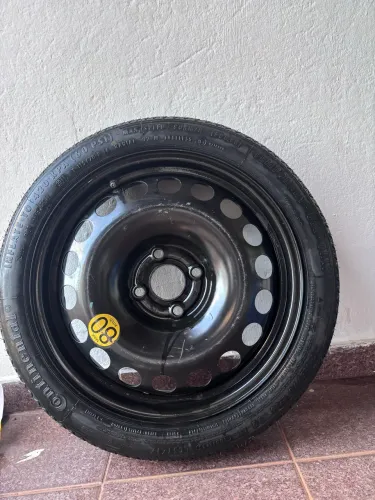 Estepe Temporário / Pneu Fino Continental Aro 16 (T115/70 R16) - 4 Furos