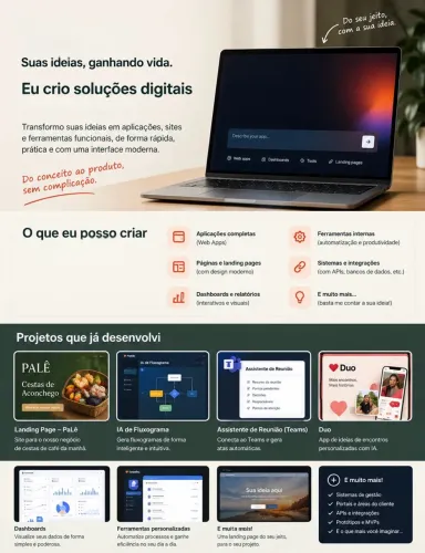 criação e automação de soluções com IA