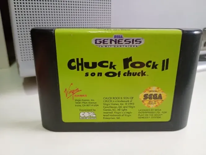 Chuck Rock 2 The Son of Chuck original SEGA GENESIS / Mega Drive americano