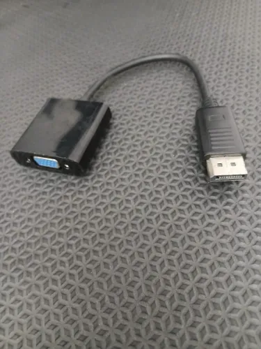 Cabo Conversor Displayport x VGA ( Usado )
