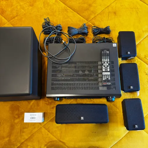 Home Theater Denon AVR-591 + Boston Acoustics MCS95