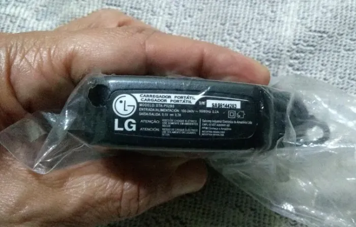 Carregador Plug antigo LG ORIGINAL / NOVO