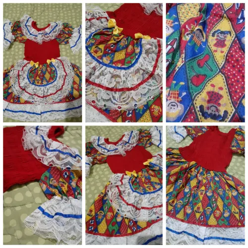 Vestido matuta 2 a 3 anos / são João / junino