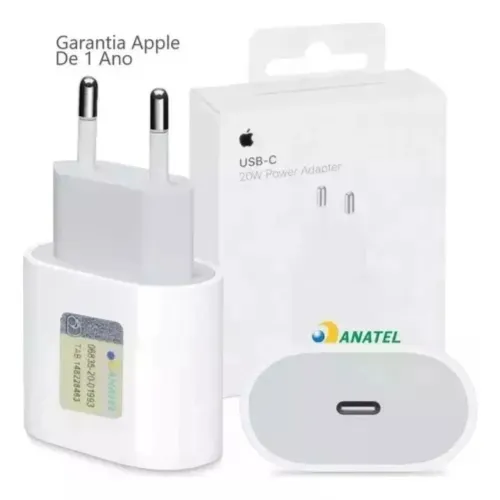 Carregador Apple Original USB-C 20W Turbo Power