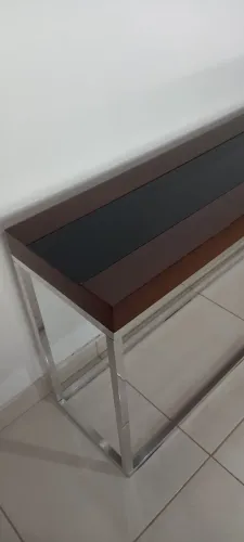 Aparador de Mogno e Cromado