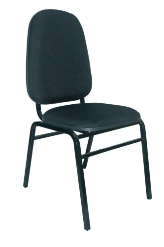 Cadeira para Igreja hotelaria metalon 20x20 com encosto alto estofada