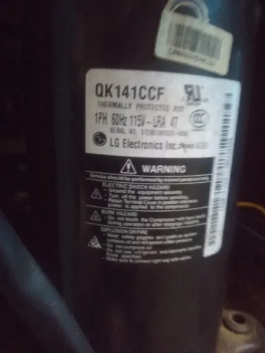 Vendo compressor de ar condicionado residencial 12BTUs 
