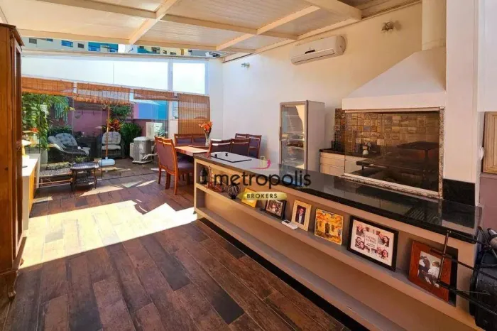 Cobertura com 2 dormitórios à venda, 180 m² por R$ 954.000,00 - Campestre - Santo André/SP