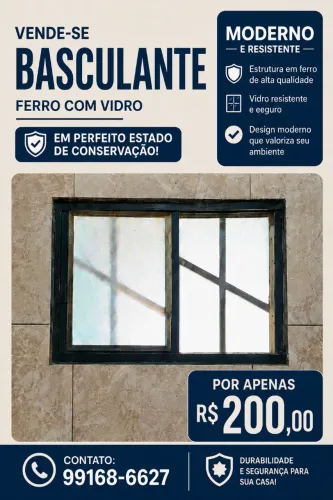 Vende-se Basculante para banheiro
