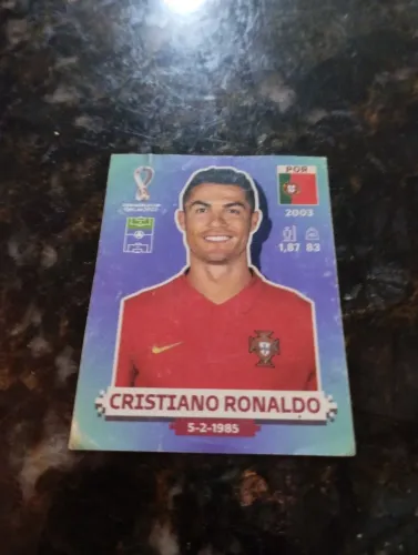 Figurinha do cristiano Ronaldo da copa do mundo de 2022