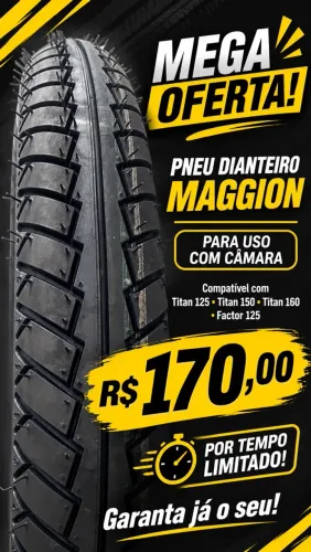 Pneu Titan / Fan / Ybr Oferta 