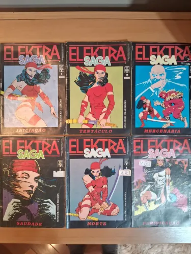 Elektra -Saga - Frank Miller HQ Completa em 6 edições.