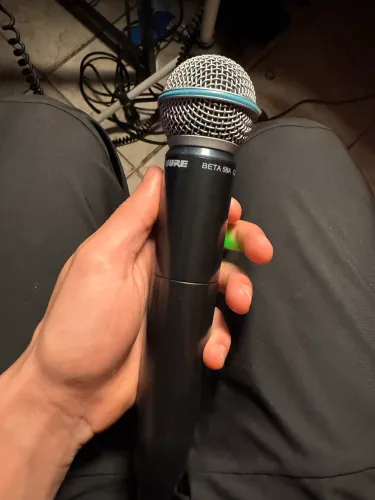 Microfone sem fio Shure beta 58 glxd2