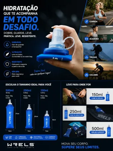 GARRAFINHA DOBRAVEL PARA CORRIDA