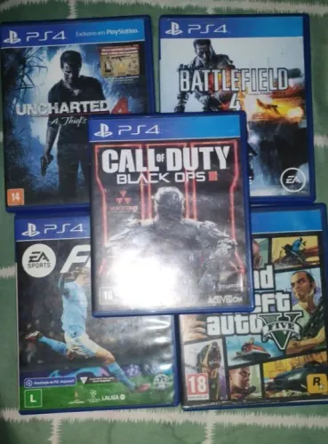 Jogos de ps4,preço não definido ainda