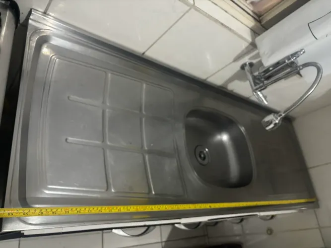Pia de Cozinha Inox 1,50m