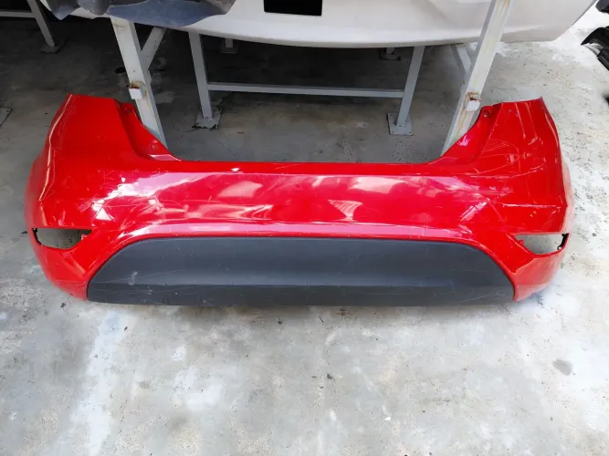 Parachoque Traseira Ford New Fiesta Hatch 2014 2015 2016 2017 2018 2019 2020 2021 Original