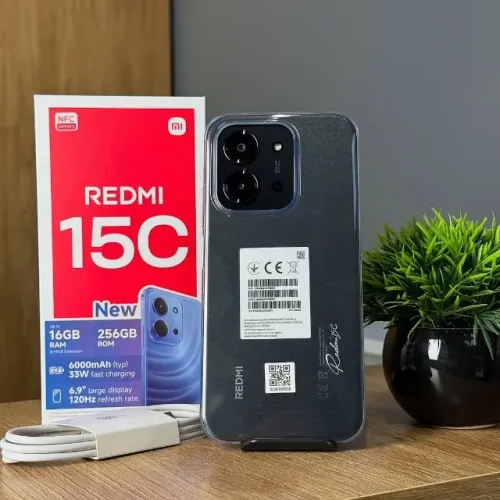 Redmi 15C 256GB 8GB RAM - Lacrado, Garantia e Entrega Grátis