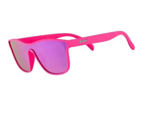 Óculos de Sol Lente Única Rosa Espelhado Polarizado Proteção UV400