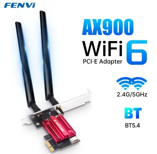 Placa Fenvi Wi-fi 6 e Bluetooth