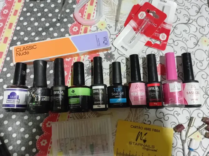 Kit de unhas em gel