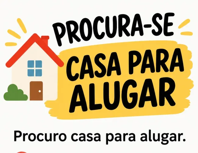 Procura - se casas para alugar