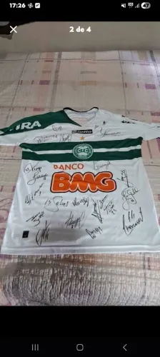 Camisas do Coritiba autografadas elenco atual *LEIA A DESCRIÇÃO*