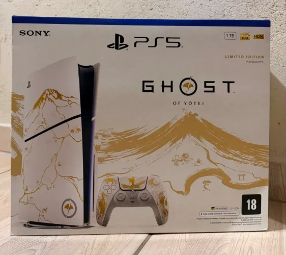 PlayStation 5 slim 1TB edição Ghost novo lacrado