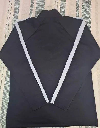 Blusa Nike Manga Longa Dry Fit Preta 1 Zíper - Pouco Usada