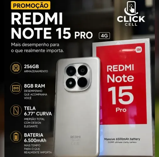 Redmi Note 15 Pro 8/256 (?) R$1.730