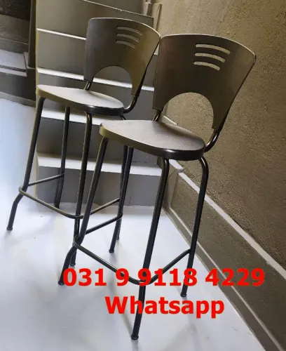 Banqueta Alta Para Bancada Balcão Loja Lanchonete Gourmet Preta Nova Entrega Grátis para B