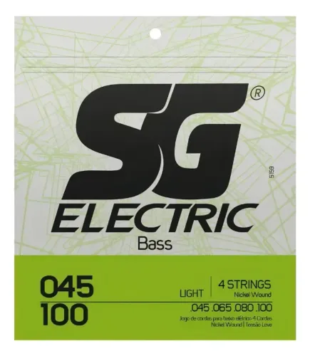 Encordoamento SG BAIXO LIGHT 4 CordaS .045 Níquel