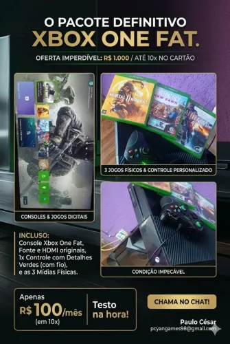 Xbox one fat 500gigas