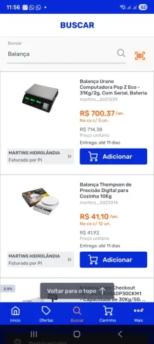 Compre balança para o seu comercio
