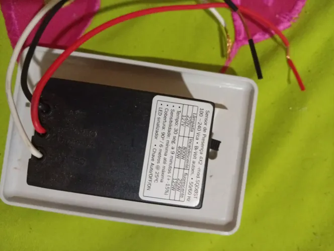 Sensor de presença novo