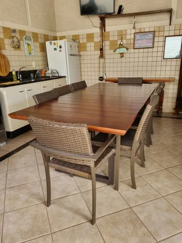Mesa para área externa 8 lugares