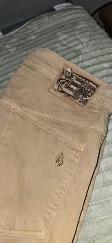 Calça Volcom Bege N°42