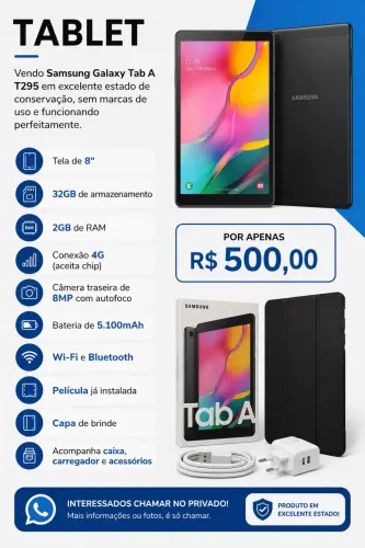 Tablet Samsung Galaxy Tab A T295 32GB 4G