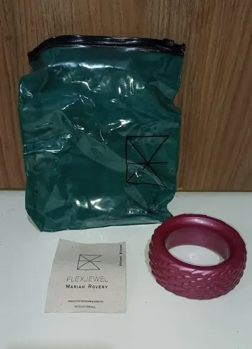 Pulseira Mariah Rovery Flex Jewel Resina - Nunca usada