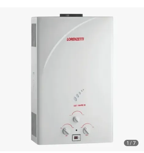 Aquecedor a gás lorenzeti LZ 1600N,novo na embalagem lacradonovo lacrado.