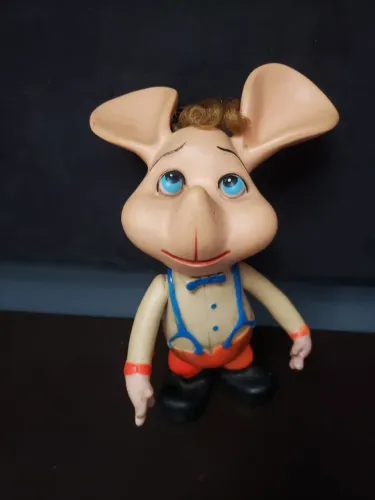Boneco vintage anos 70 topo Gigio 